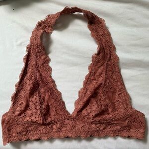 LAST CHANCE Intimately Free People Lace Halter Bralette